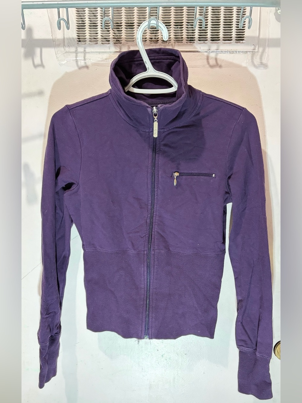 Smart Set Purple Logo Full-Zip Jacket